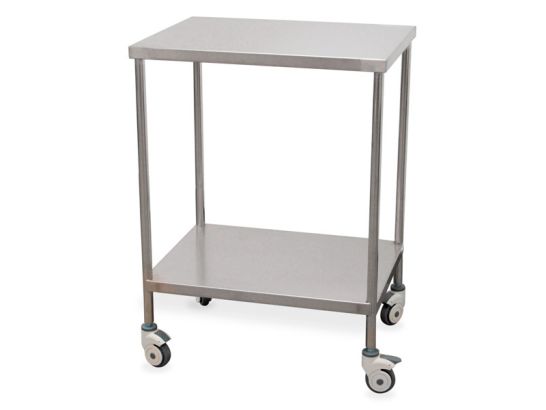 Carro servicio inox 2 niveles [DEMO]
