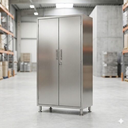 Armario inox 2 puertas almacén [DEMO]
