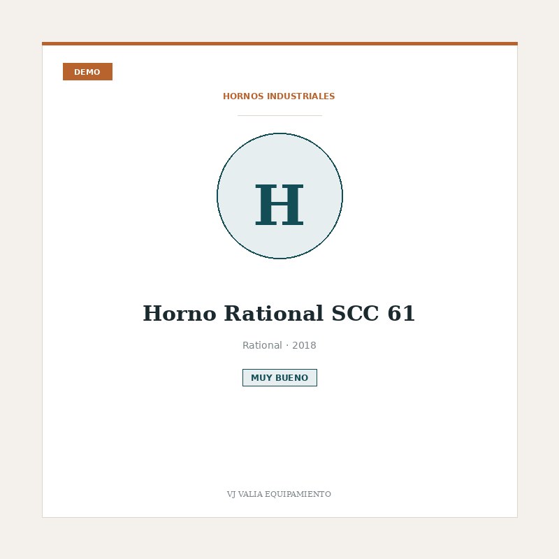 Horno Rational SCC 61 [DEMO]