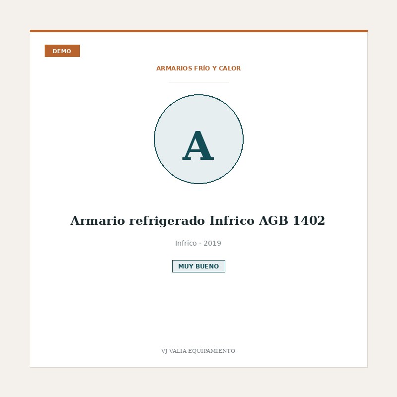 Armario refrigerado Infrico AGB 1402 [DEMO]